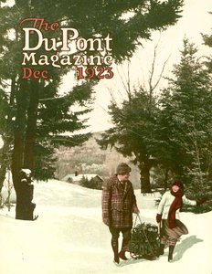 Arbre de Noël, couverture du DuPont Magazine, décembre 1923