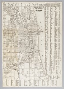 Carte de la ville de Chicago