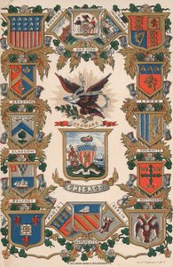 Blasons de diverses villes du monde - American School