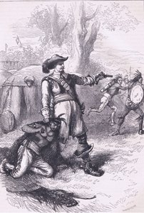 Colonel Atherton et les Indiens 1661, illustration de l