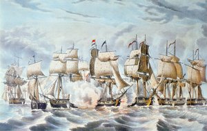 Victoire du commodore Perry sur le lac Érié - American School