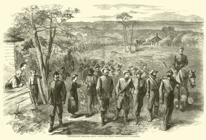 Prisonniers confédérés conduits de Jonesborough à Atlanta, septembre 1864 - American School