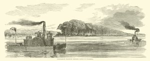 Transport confédéré apportant du bétail à Vicksburg, février 1863