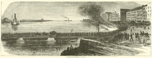 Confédérés évacuant Savannah, décembre 1864 - American School
