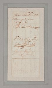 Convention constitutionnelle : collection de lettres et documents signés par 54 des 55 délégués à la convention historique de 1787 - American School