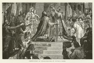 Couronnement de Charlemagne, Saint-Pierre, Rome - American School