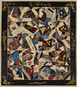 Crazy Quilt, c.1875-1900 - American School