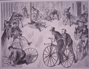 École de cyclisme (vélocipède), New York, USA - American School