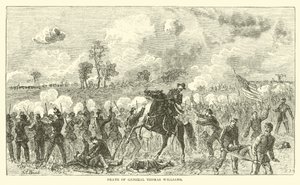 Mort du général Thomas Williams, août 1862 - American School