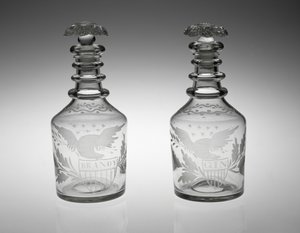 Carafes, vers 1830-1840 - American School