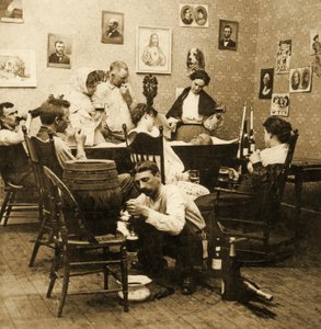 (détail) de McCarthys Wake (Partie 1), 1899