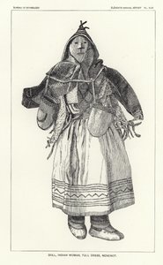 Poupée, femme indienne, tenue complète, Nenenot - American School