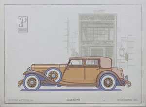 Voitures DuPont : Club Sedan, 1921 - American School