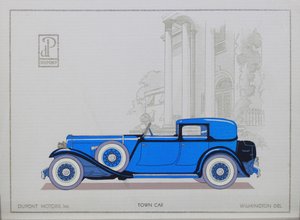 Voitures DuPont : Voiture de ville, 1921 - American School