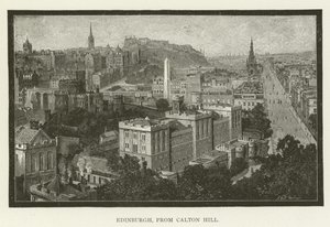 Édimbourg, depuis Calton Hill