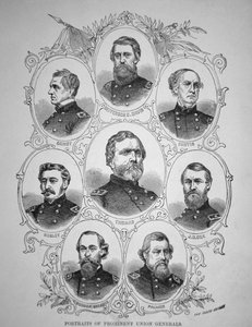 Huit généraux de la guerre civile américaine - American School