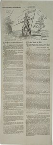 Affiche électorale avec des Américains éminents, 1828 - American School
