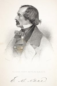 Elisha Kent Kane, illustration de La deuxième Expédition Grinnell à la Recherche de Sir John Franklin..., 1856 - American School