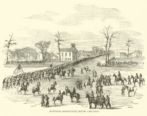Entrée à Blackville, Caroline du Sud, janvier 1865 - American School