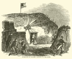 Entrée de la galerie menant à la mine, juin 1863 - American School