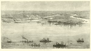 Flotte fédérale dans la baie de Mobile, août 1864 - American School