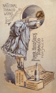Fille légère se penchant par la fenêtre - American School