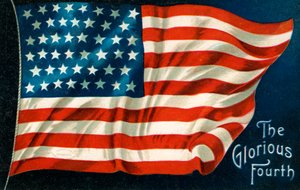 Drapeau Américain du Quatre Juillet
