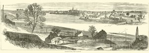 Fredericksburg, depuis Falmouth, novembre 1862 - American School