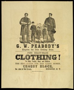 Maison de Vêtements à Prix Unique de G.W. Peabody à Kingston - American School