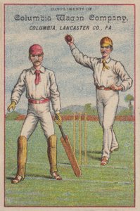 Partie de cricket - American School