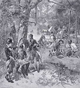 Le général Francis Marion au camp - American School