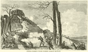 La colonne du général Hooker attaquant Lookout Mountain, novembre 1863 - American School