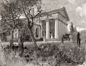 Maison du général Robert E. Lee, Arlington, Virginie, au 19ème siècle, de 