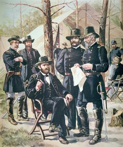 Général Ulysses Simpson Grant, commandant des forces de l