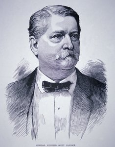 Général Winfield Scott Hancock (1824-86) - American School