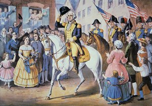 George Washington entre dans la ville de New York le 25 novembre