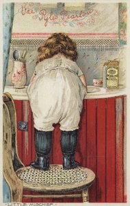 Fille penchée sur l