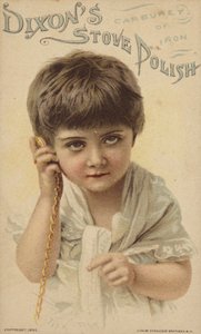 Fille tenant une montre de poche - American School