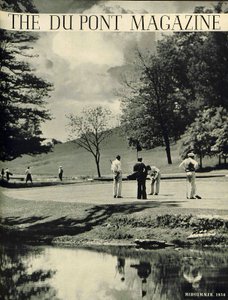 Golfeurs, couverture du DuPont Magazine, juillet-août 1936
