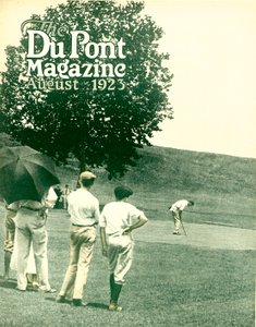Golf, couverture du DuPont Magazine, août 1923 - American School