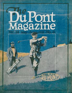 Golf, couverture du DuPont Magazine, mai-juin 1921