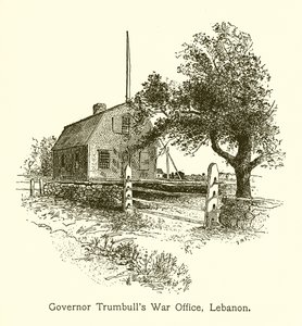 Bureau de Guerre du Gouverneur Trumbull, Lebanon, Connecticut - American School