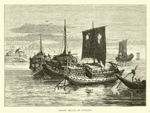 Bateaux de grains sur le Gange - American School