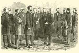 Grant recevant sa commission de lieutenant général, mai 1864 - American School