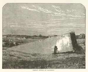 Grande pierre à Baalbek - American School