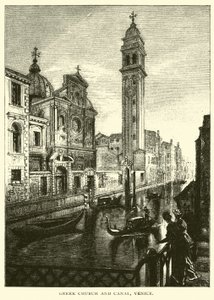Église Grecque et Canal, Venise - American School