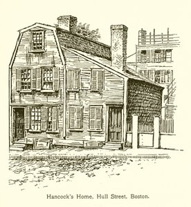 Maison de Hancock, rue Hull, Boston - American School