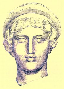 Hébé, illustration de History of Greece par Victor Duruy, publiée en 1890 - American School