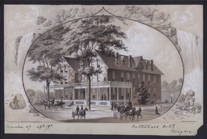 Hôtel Kaltenbach, Niagara, New York, USA, vers 1897 - American School