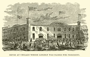 Maison à Chicago où Lincoln a été nommé président - American School